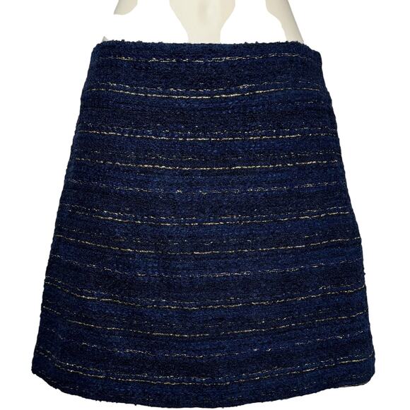 Ann Taylor Wool Blend Tweed Skirt - Size 4 - Picture 1 of 8